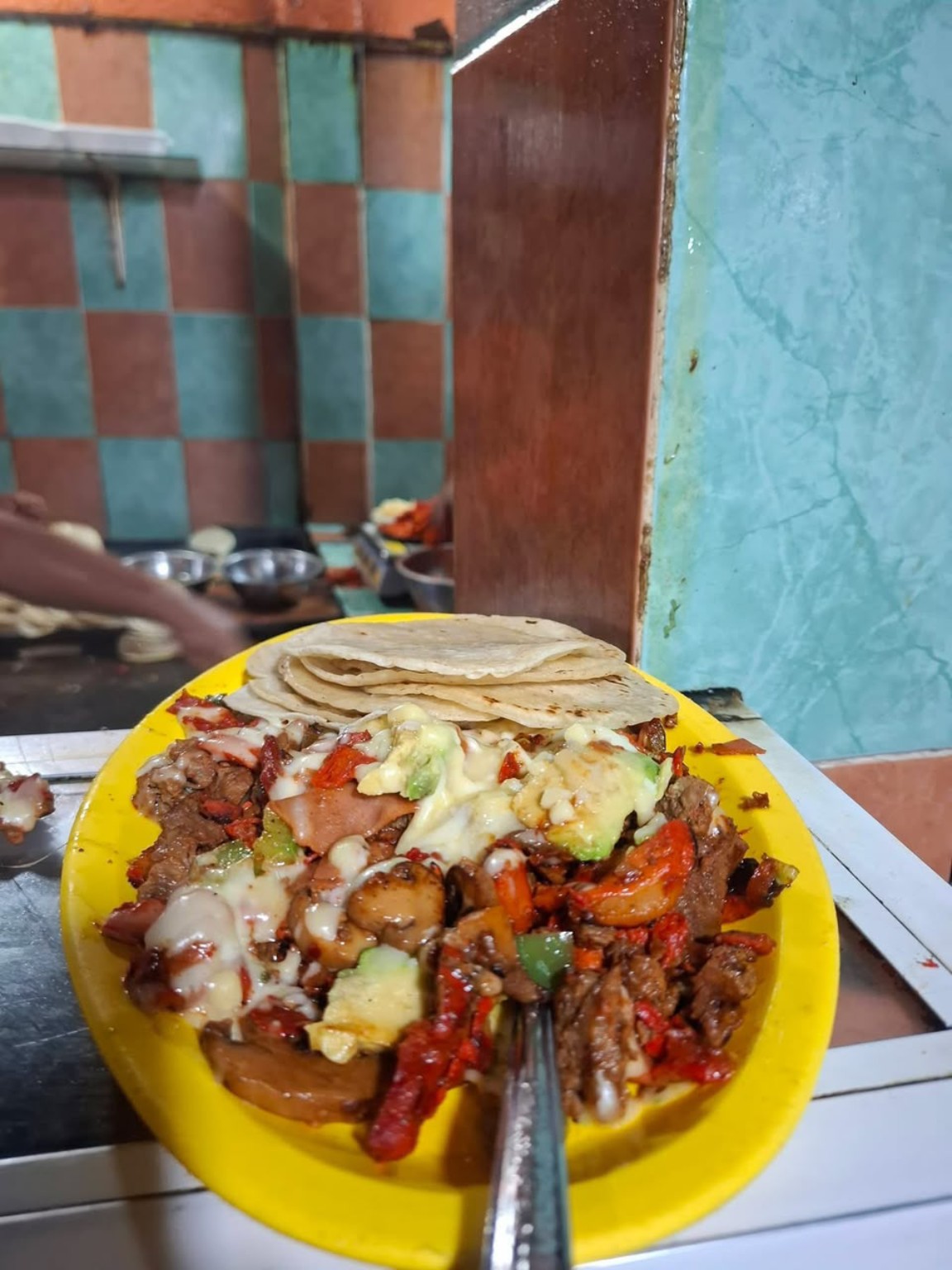 Platillo especial de Tacos Orientales